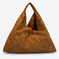 TATIANA Leather Top Handle Bag - Cuoio