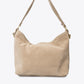 LEONIE Leather Shoulder Bag - Taupe