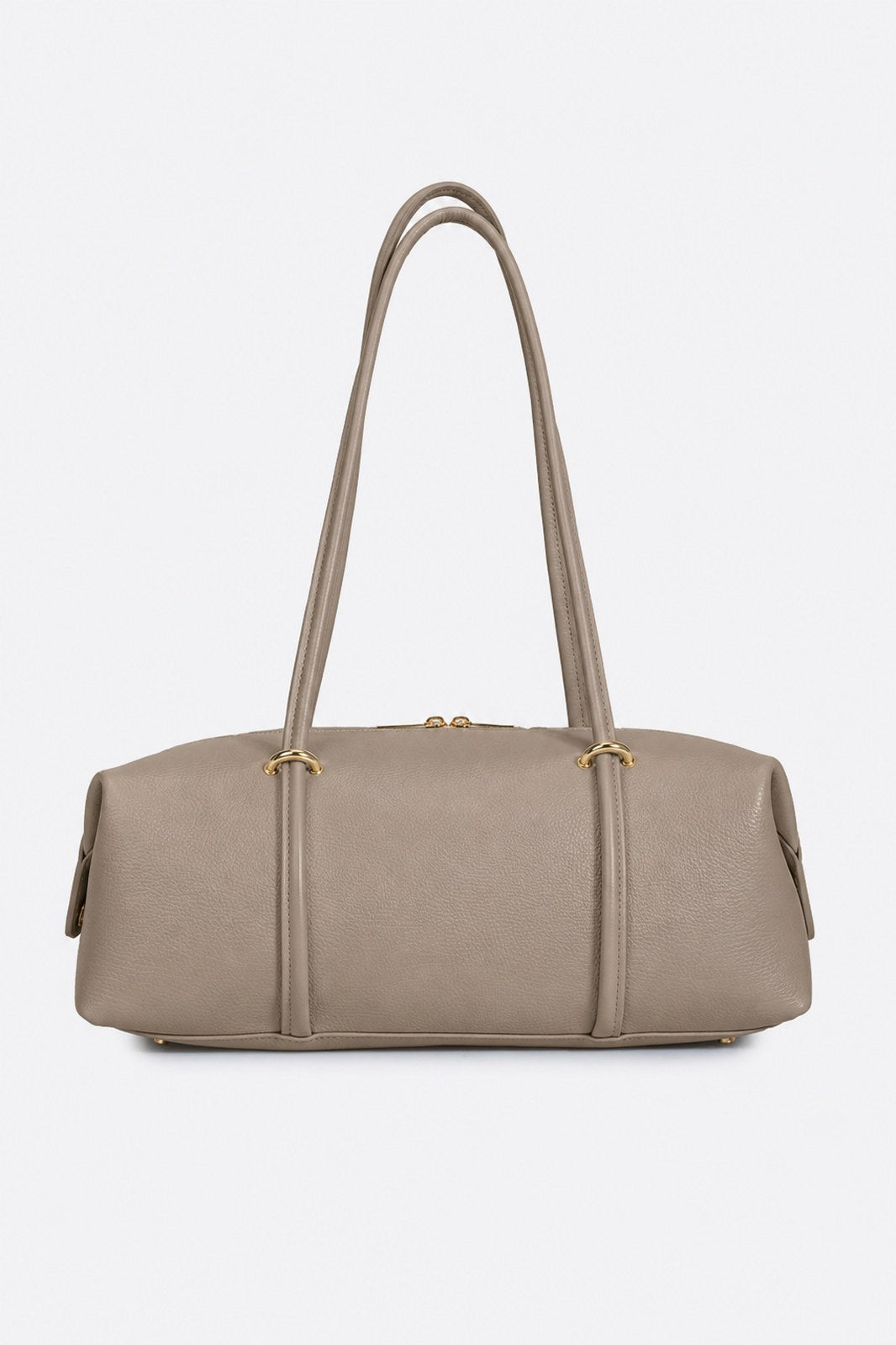 LIORA Leather Shoulder Bag - Fango