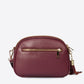EBE Leather Crossbody Bag - Wine