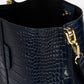 CAPRICE Leather Shoulder Bag - Blue