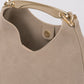 AGNES Leather Top Handle Bag - Fango