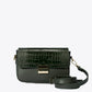 JUNO Leather Crossbody Bag - Green