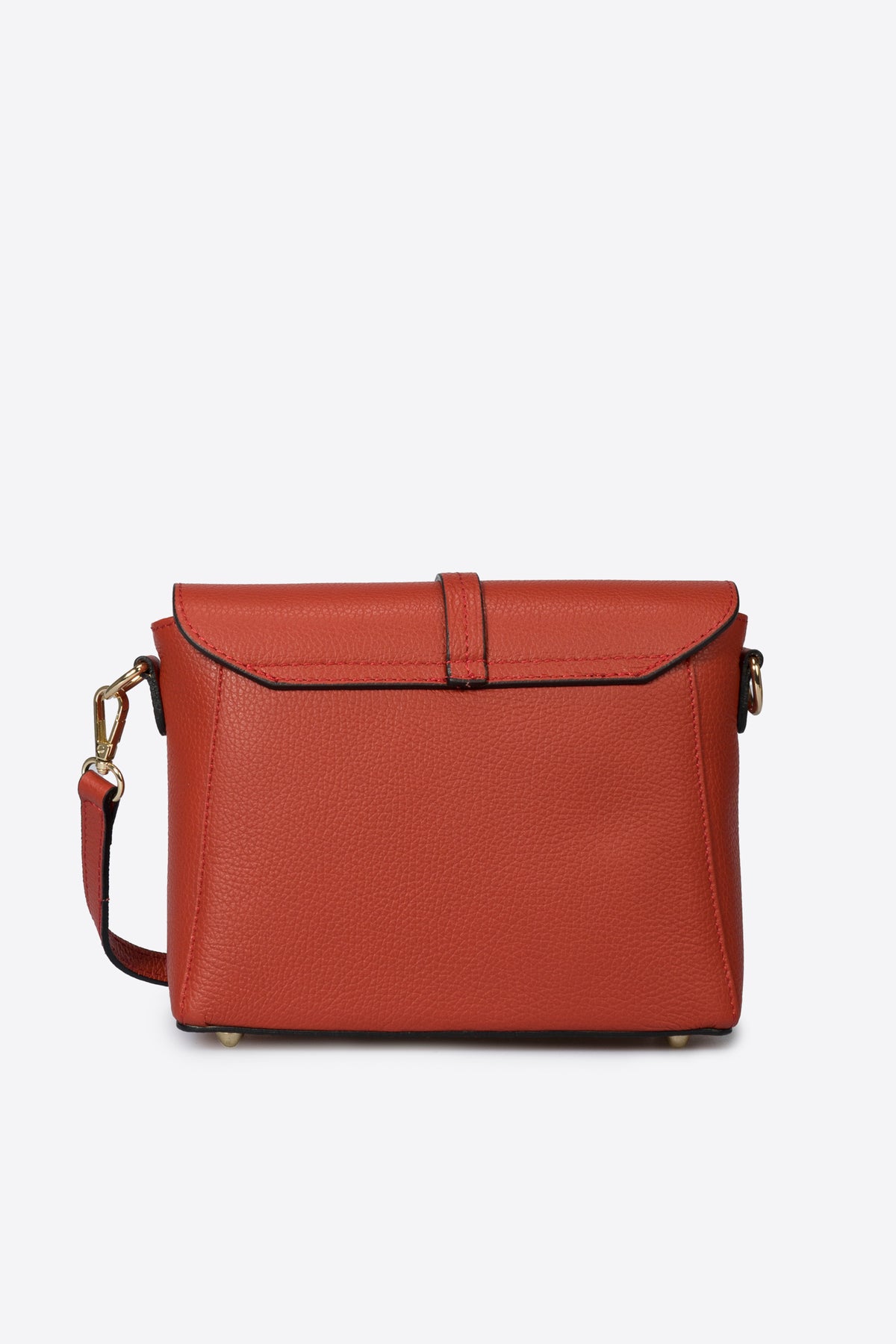 ADORE Leather Crossbody Bag - Mattone