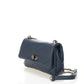 Leather Shoulder Bag 3230 - Blue