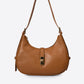 PORZIA Leather Top Handle Bag - Cognac