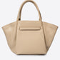 RYAN Leather Top Handle Bag - Taupe