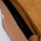 CALLIE Leather Crossbody Bag - Cognac