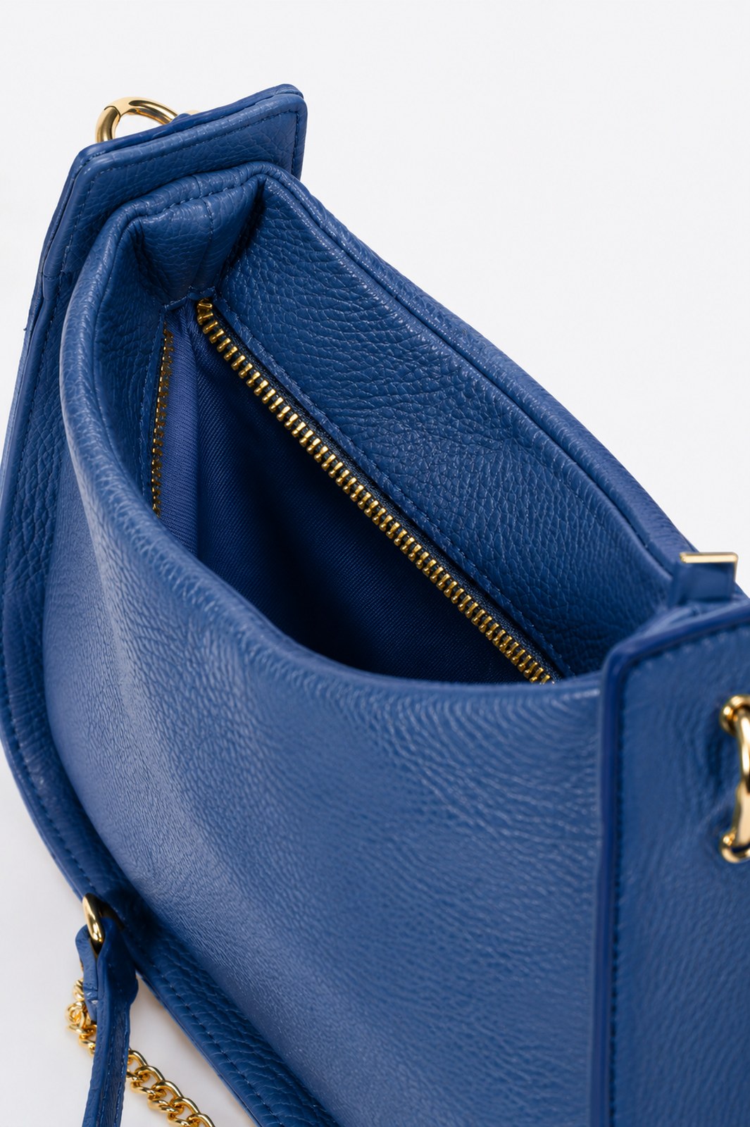 ECHO Leather Top Handle Bag - Blue
