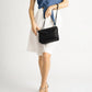 APRIL Leather Shoulder Bag - Black
