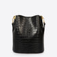 CAPRICE Leather Shoulder Bag - Black