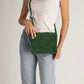 HAILEY Leather Crossbody Bag - Green