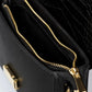 JUNO Leather Crossbody Bag - Nero