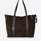 MYRA Leather Tote Bag - Dark Brown