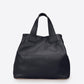 PIPER Leather Top Handle Bag - Blu Scuro