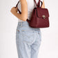 LYRA Leather Backpack - Bordo