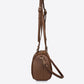 NOOR Leather Bowling Bag - Brown