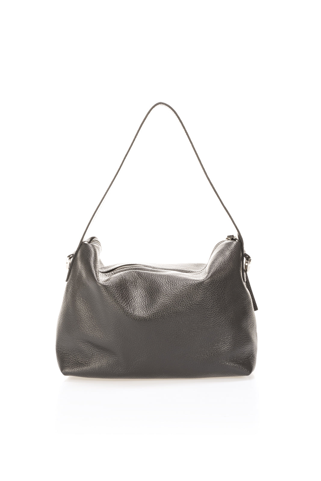 Leather Backpack 1076 - Black+Pistachio
