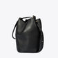 ARIAH Leather Shoulder Bag - Black