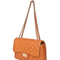 Leather Shoulder Bag 6999 - Cognac