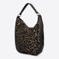 Leather Shoulder Bag 4011 - Black