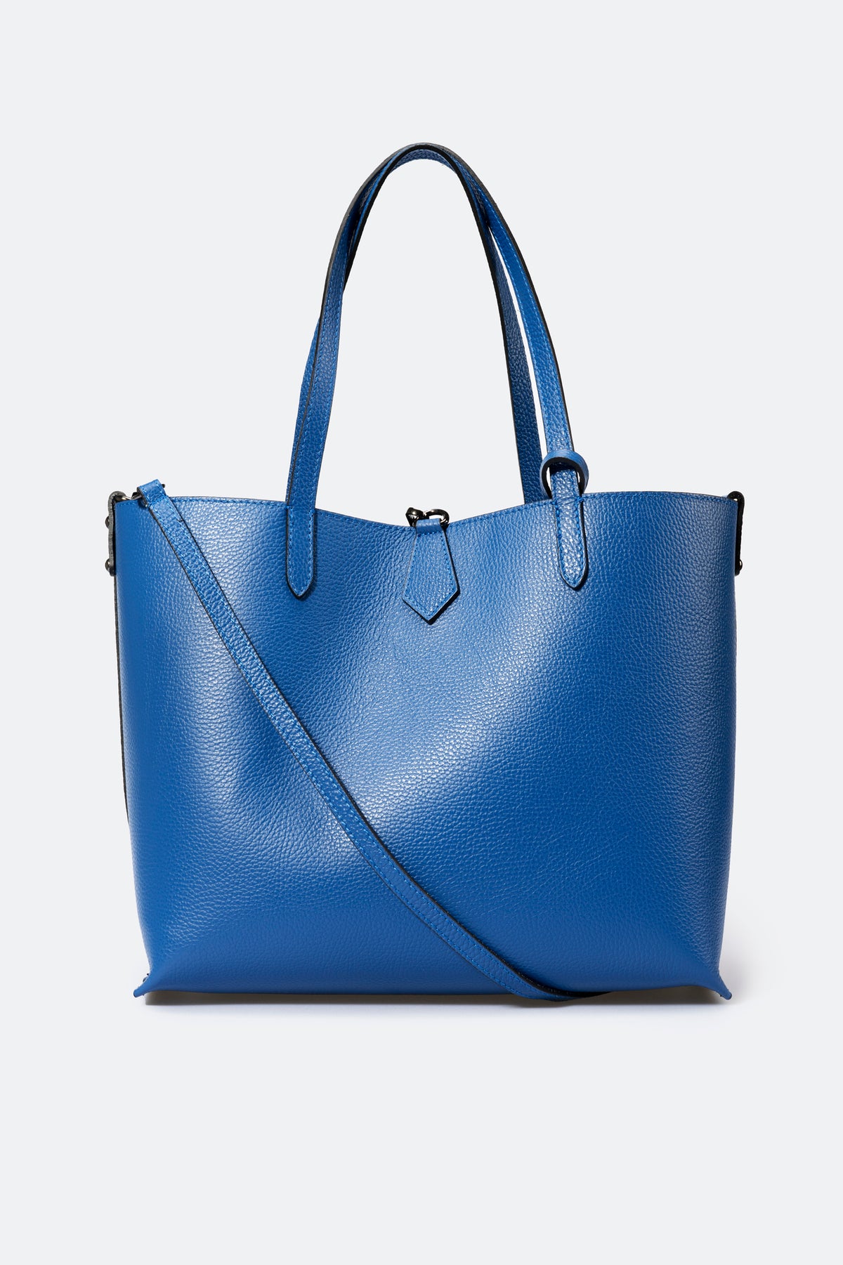 ELLA Leather Tote Bag - Bluette