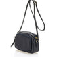 Leather Crossbody Bag 4588 - Blue