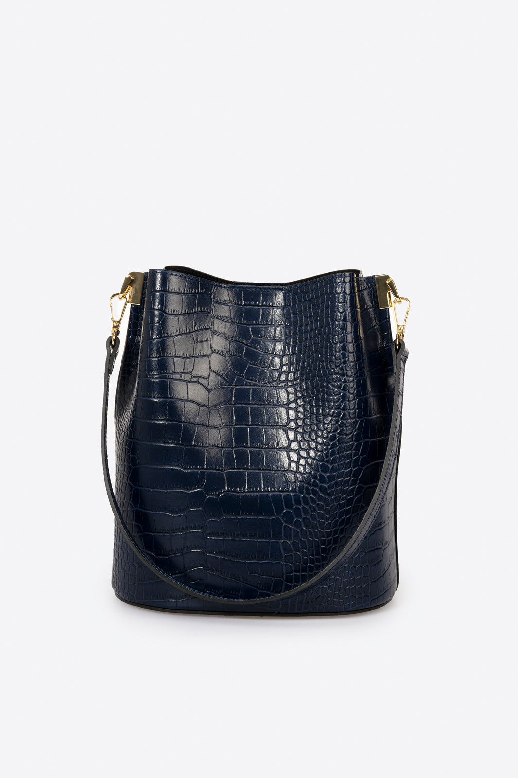 CAPRICE Leather Shoulder Bag - Blue