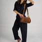 NOOR Leather Bowling Bag - Brown