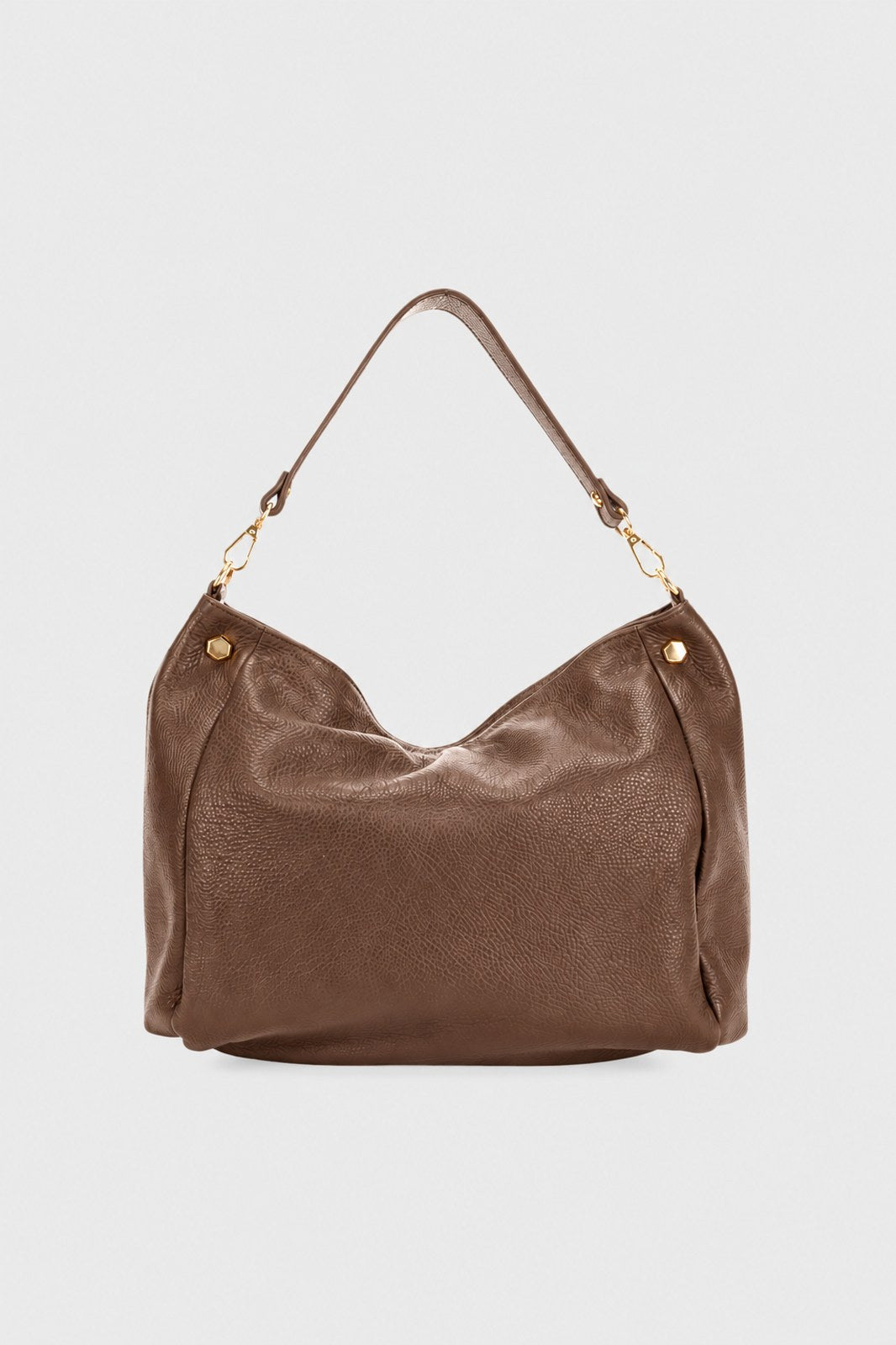 ANOUK Leather Top Handle Bag - Brown