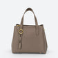 EMILY Leather Top Handle Bag - Fango
