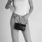 Leather Crossbody Bag 3434 - Cuoio