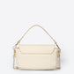 Leather Top Handle Bag 9648 - Beige