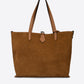 MABEL Leather Tote Bag - Cognac
