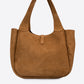 AMELIE Leather Top Handle Bag - Brown