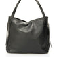 Leather Shoulder Bag 3642 - Nero