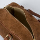 TIANNA Leather Top Handle Bag - Brown