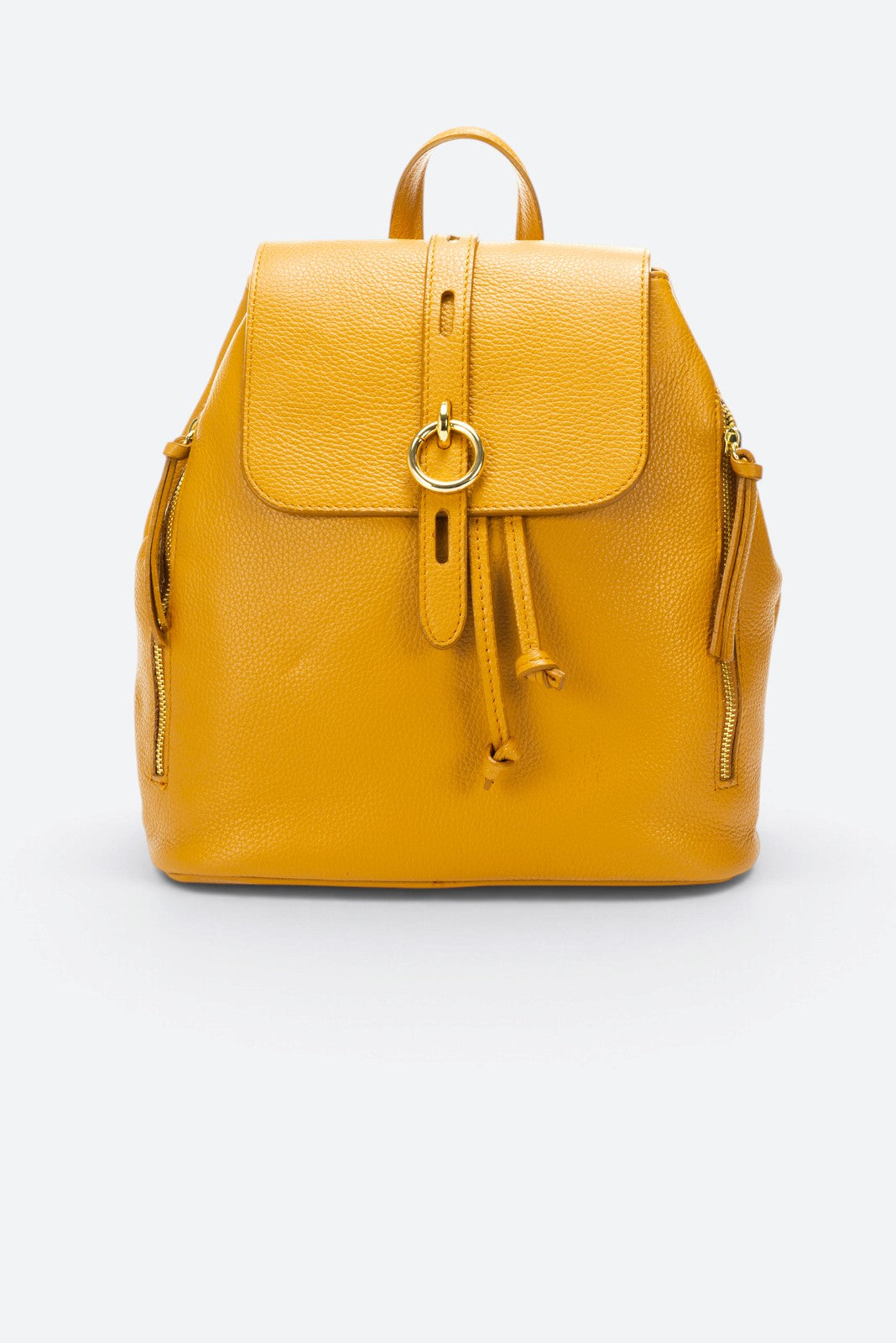 MAEVE Leather Backpack - Cuoio