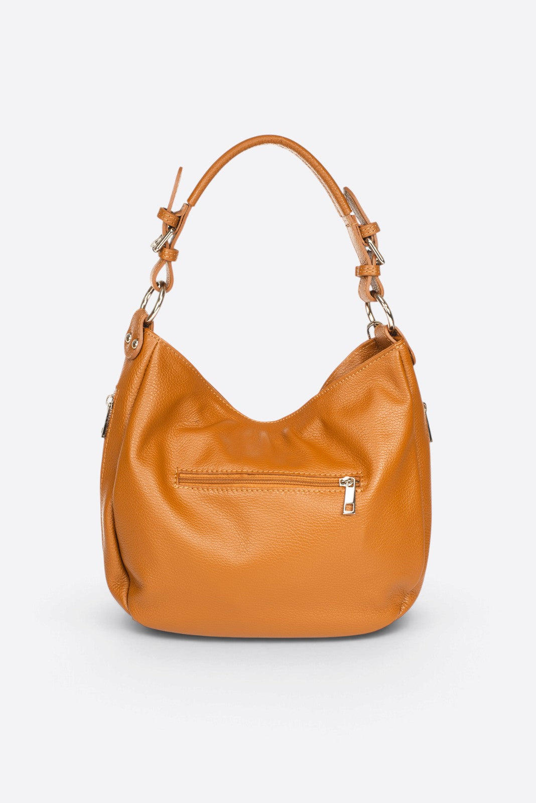 UMA Leather Top Handle Bag - Cognac