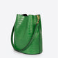 CAPRICE Leather Shoulder Bag - Verde Mela