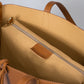 ROMY Leather Top Handle Bag - Cognac