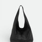 NADIA Leather Top Handle Bag - Black