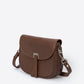 BELA Leather Crossbody Bag - Brown
