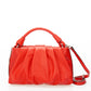 Leather Top Handle Bag 2564 - Red