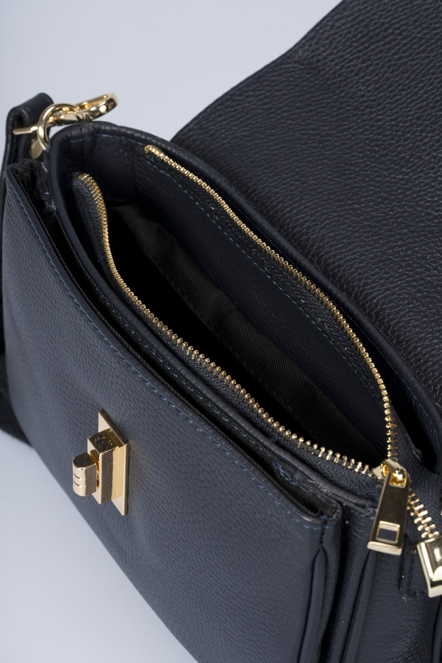 DALE Borsa a tracolla in pelle - Blu