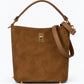 VERDIANA Leather Top Handle Bag - Cuoio