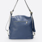 CORDELIA Leather Backpack - Blue