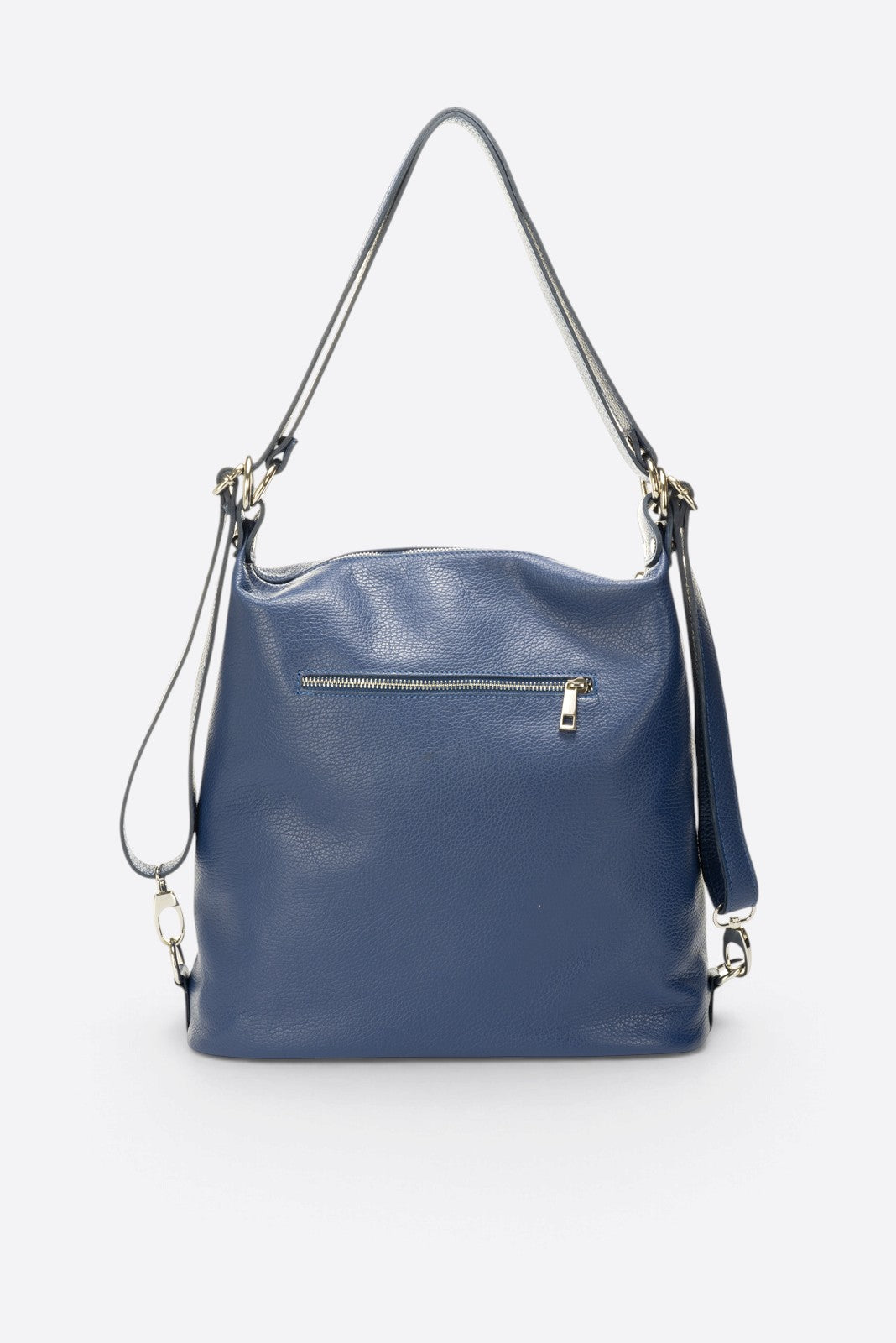 CORDELIA Leather Backpack - Blue