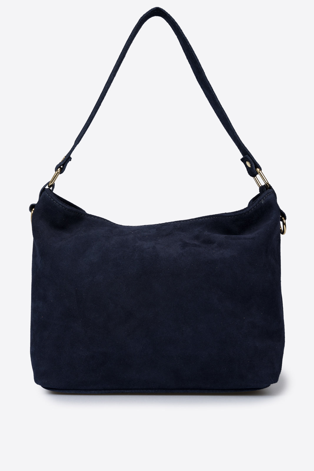 LEONIE Leather Shoulder Bag - Blue