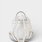 Leather Backpack 1205 - White